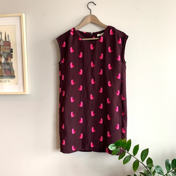LOFT petite adorable cats shift dress - Picture 6 of 6